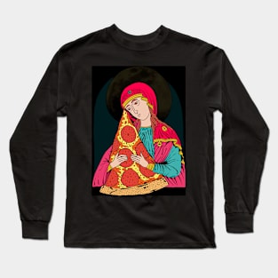 Holy Pizza Long Sleeve T-Shirt